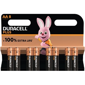 Duracell Plus Power AA Pack de 8
