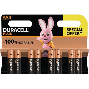 Duracell Plus Power AA 8PK Offre spéciale