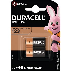 Pile au lithium 123 A 3 V - paquet de 2