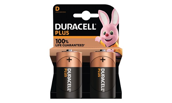 Duracell Plus de type D (Pack de 2)