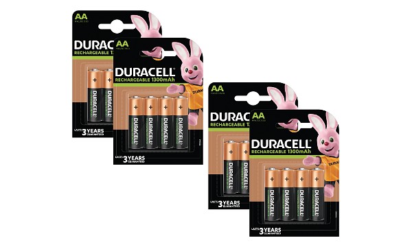 Duracell AA 1300mAh Rechargeable - Pack de 16