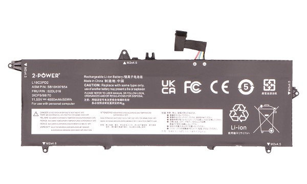 ThinkPad T490s 20NY Batterie (Cellules 3)