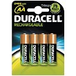 Duracell Supreme AA Rechargeables Pack de 4