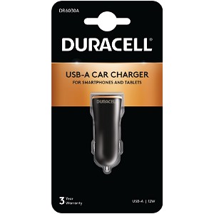 Chargeur de voiture Duracell 12W USB-A simple