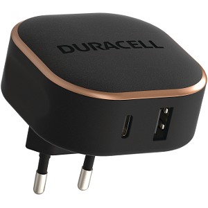 Chargeur Duracell 30W USB-A + USB-C PPS