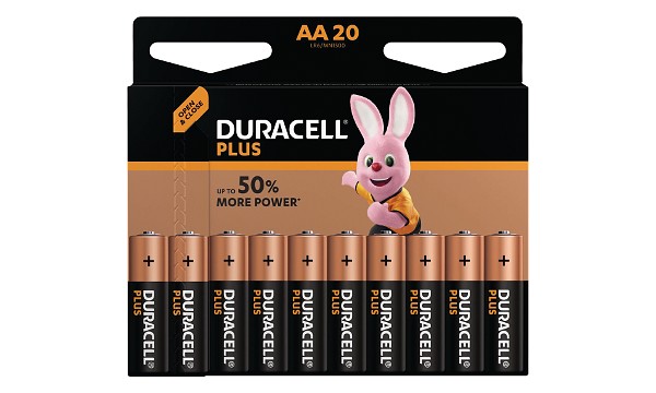 Pack de 20 Duracell Plus Power AA