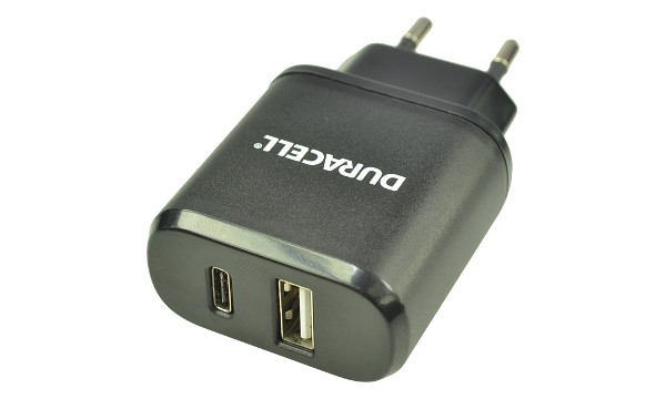 3.0A shared Type-C & USB Mains Charger