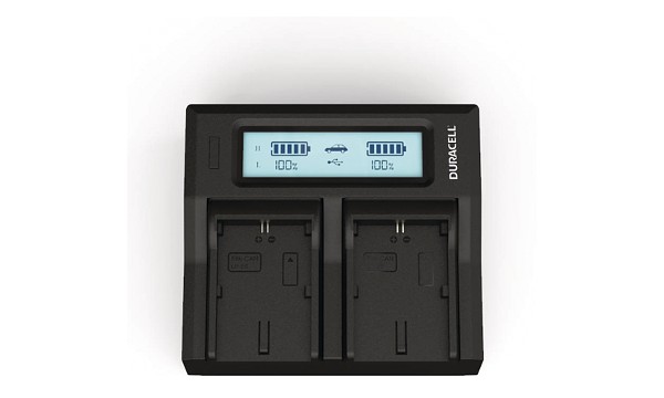 HDR-FX7 Chargeur de batterie Duracell LED Double DSLR