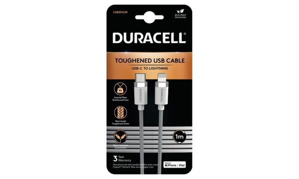 Câble Duracell 1m USB-C vers Lightning
