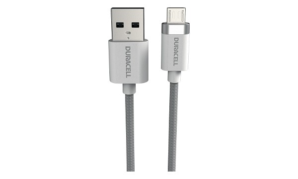 Duracell 2m USB-A to Micro USB Cable