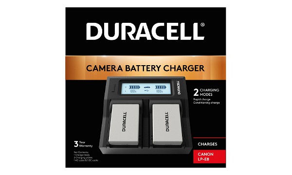 EOS Rebel T3i Chargeur double batterie Canon LP-E8