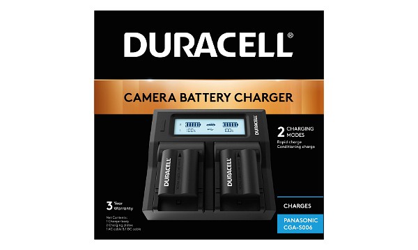 BP-DC5J Double chargeur batterie Panasonic CGA-S006