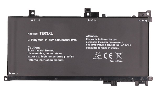 OMEN 15-AX020CA Batterie (Cellules 3)