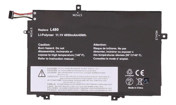 ThinkPad L490 20Q6 Batterie (Cellules 3)