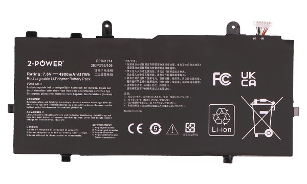 Vivobook Flip TP401 Batterie (Cellules 2)